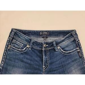 Silver Jeans Co Suki Bootcut Jeans Womens 32/32 medium wash Denim